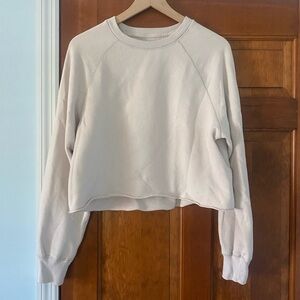 Abercrombie Terry Cutoff Crew Sweatshirt